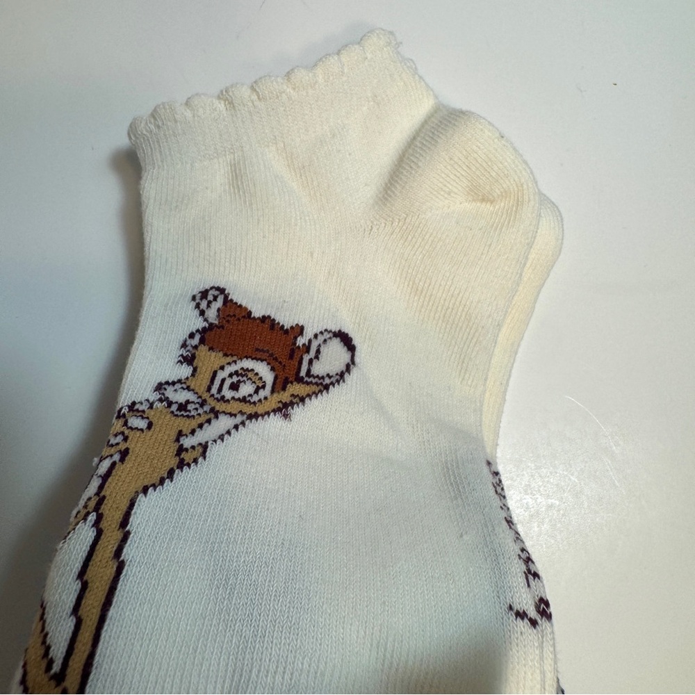 NWT. 3pk Disney’s Bmabi trainer Socks. Size 4-7
A three-pack of trainer socks - Picture 8 of 12